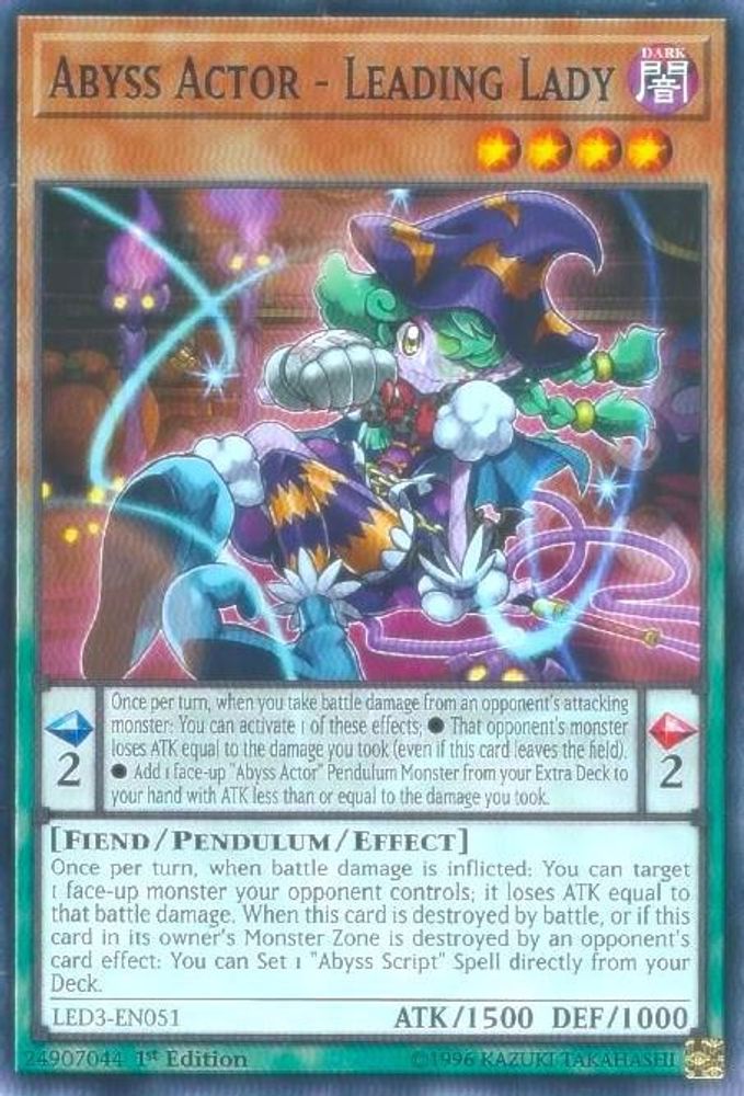 Abyss Actor - Leading Lady (LED3-EN051) - Common