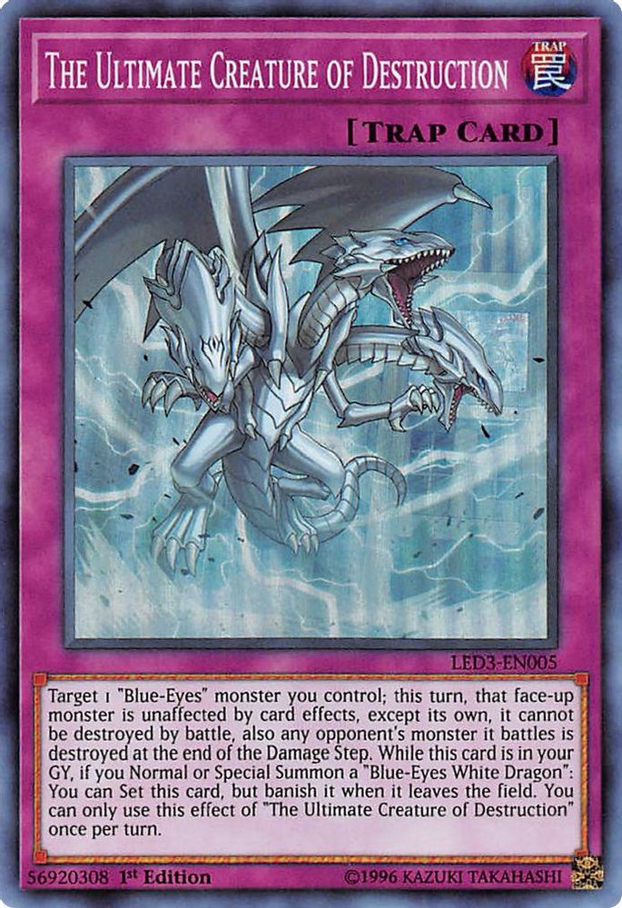 The Ultimate Creature of Destruction (LED3-EN005) - Super Rare