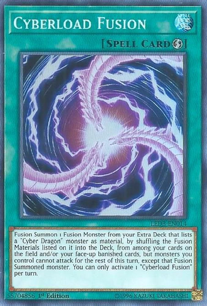 Cyberload Fusion (LED3-EN014) - Super Rare