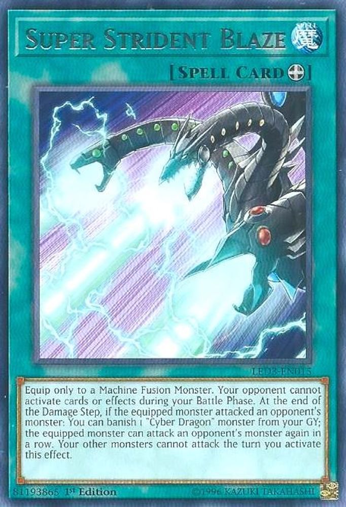 Super Strident Blaze (LED3-EN015) - Rare
