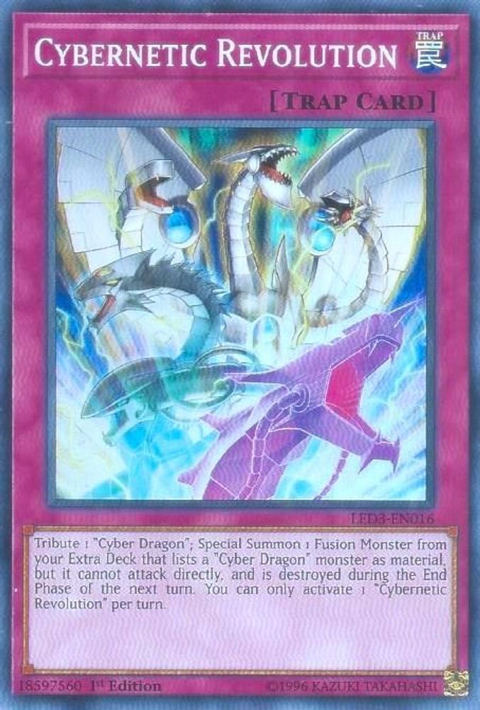 Cybernetic Revolution (LED3-EN016) - Super Rare
