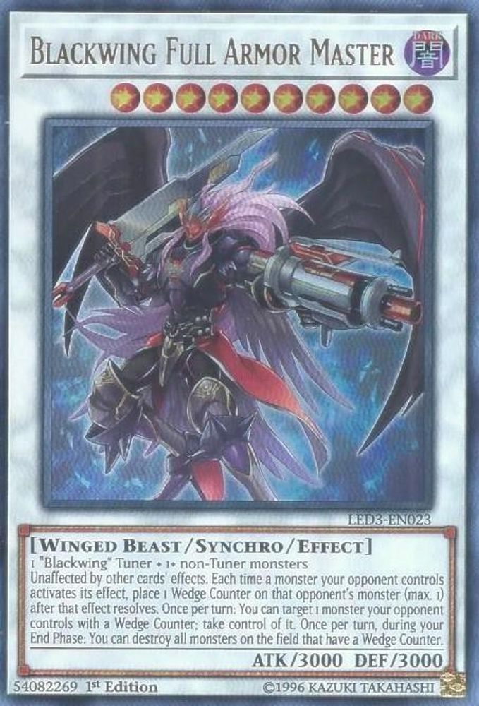 Blackwing Full Armor Master (LED3-EN023) - Ultra Rare