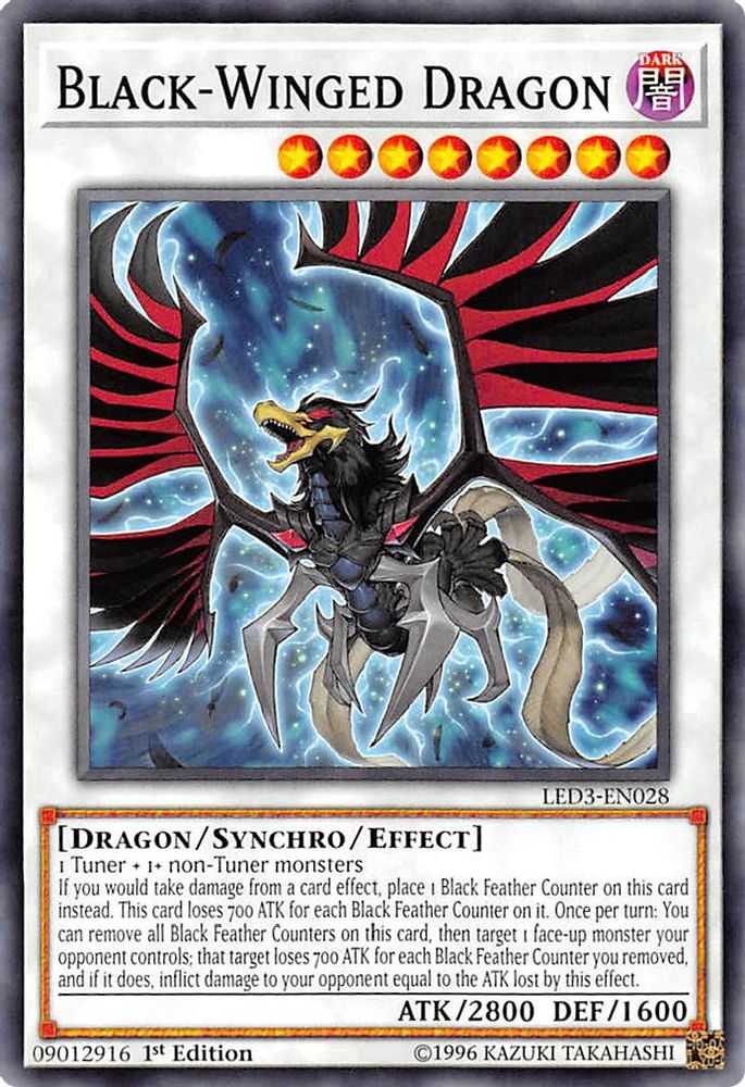 Black-Winged Dragon (LED3-EN028) - Common