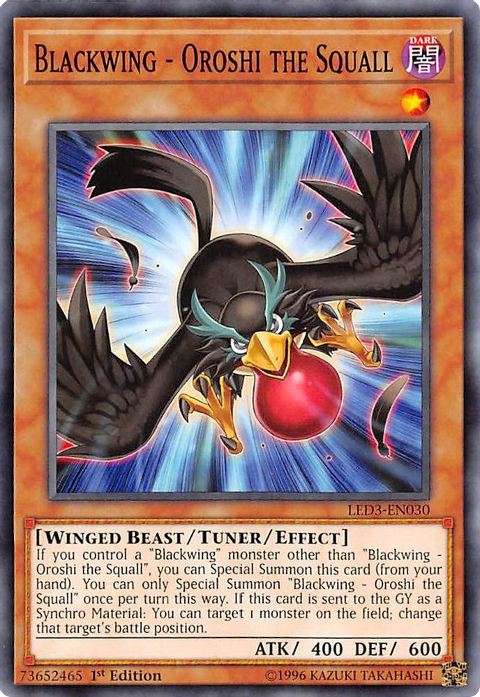 Blackwing - Oroshi the Squall (LED3-EN030) - Common