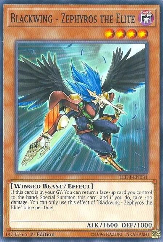 Blackwing - Zephyros the Elite (LED3-EN031) - Common