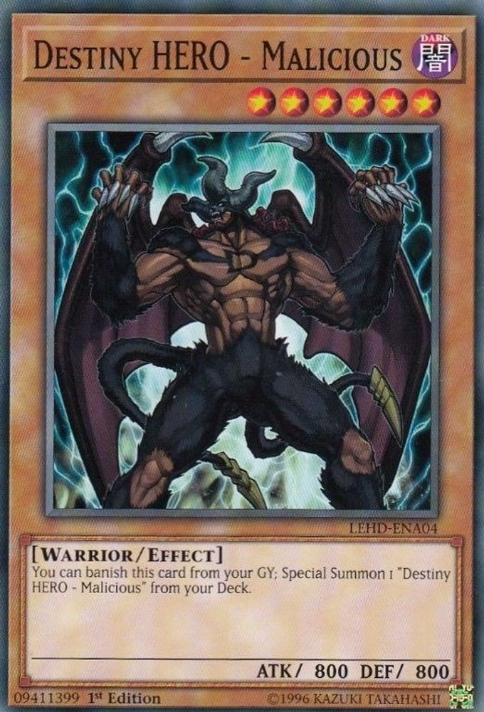 Destiny HERO - Malicious (LEHD-ENA04) - Common