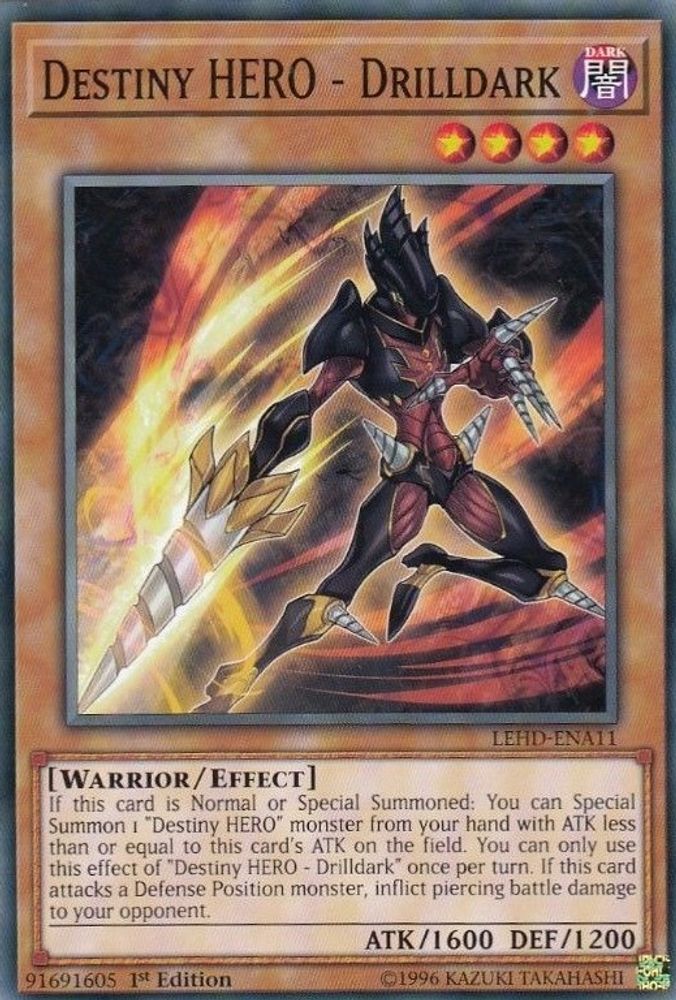 Destiny HERO - Drilldark (LEHD-ENA11) - Common