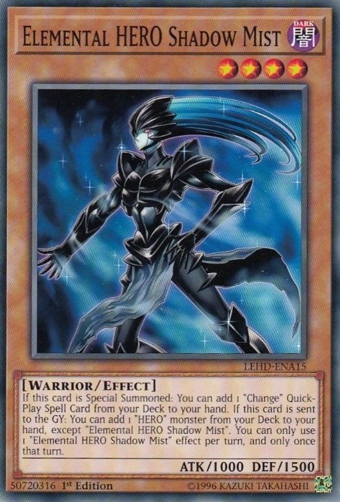 Elemental HERO Shadow Mist (LEHD-ENA15) - Common