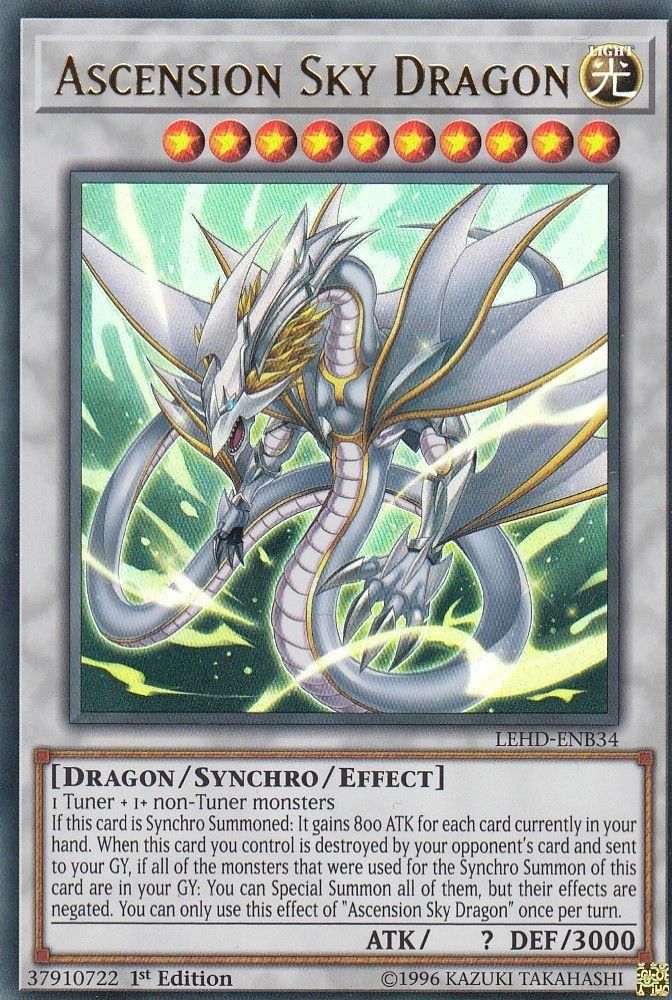 Ascension Sky Dragon (LEHD-ENB34) - Ultra Rare