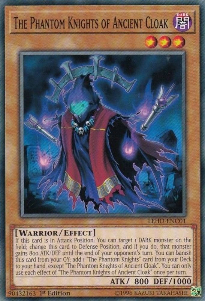 The Phantom Knights of Ancient Cloak (LEHD-ENC01) - Common