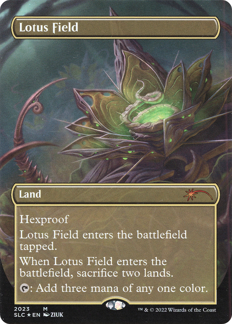 Lotus Field (sans bordure) [Kit de compte à rebours du 30e anniversaire de Secret Lair] 
