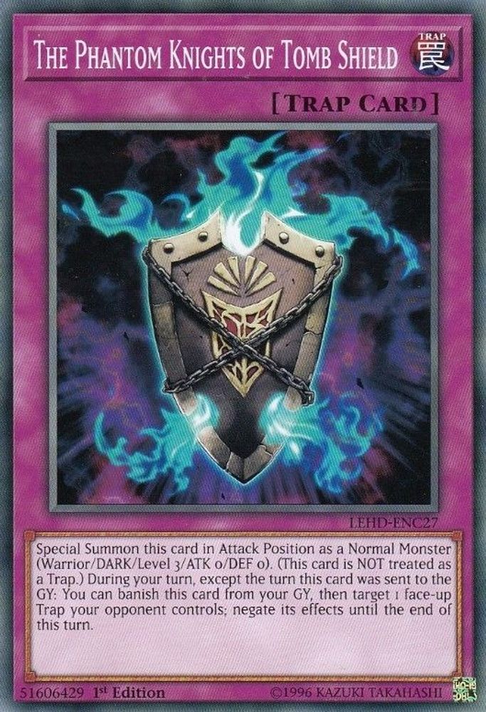 The Phantom Knights of Tomb Shield (LEHD-ENC27) - Common