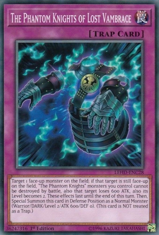 The Phantom Knights of Lost Vambrace (LEHD-ENC28) - Common