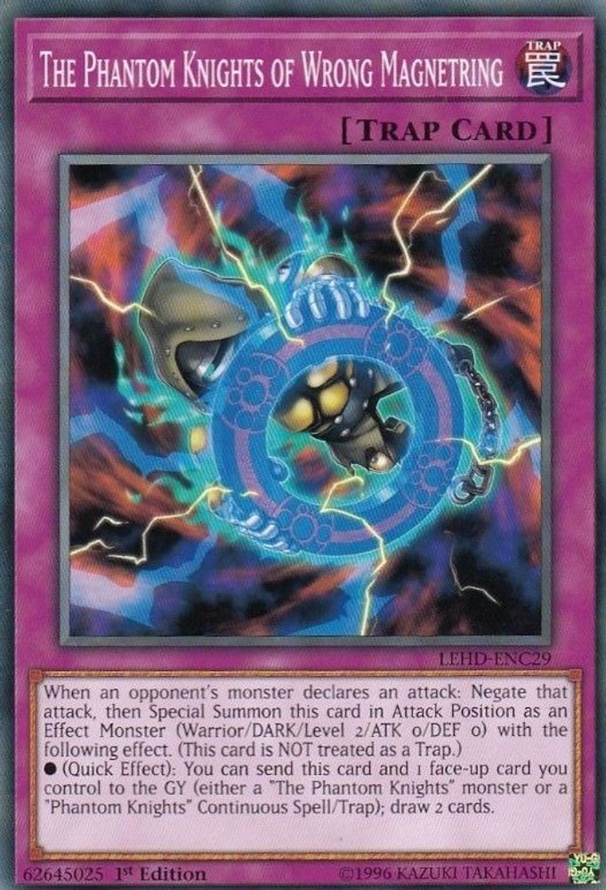 The Phantom Knights of Wrong Magnetring (LEHD-ENC29) - Common