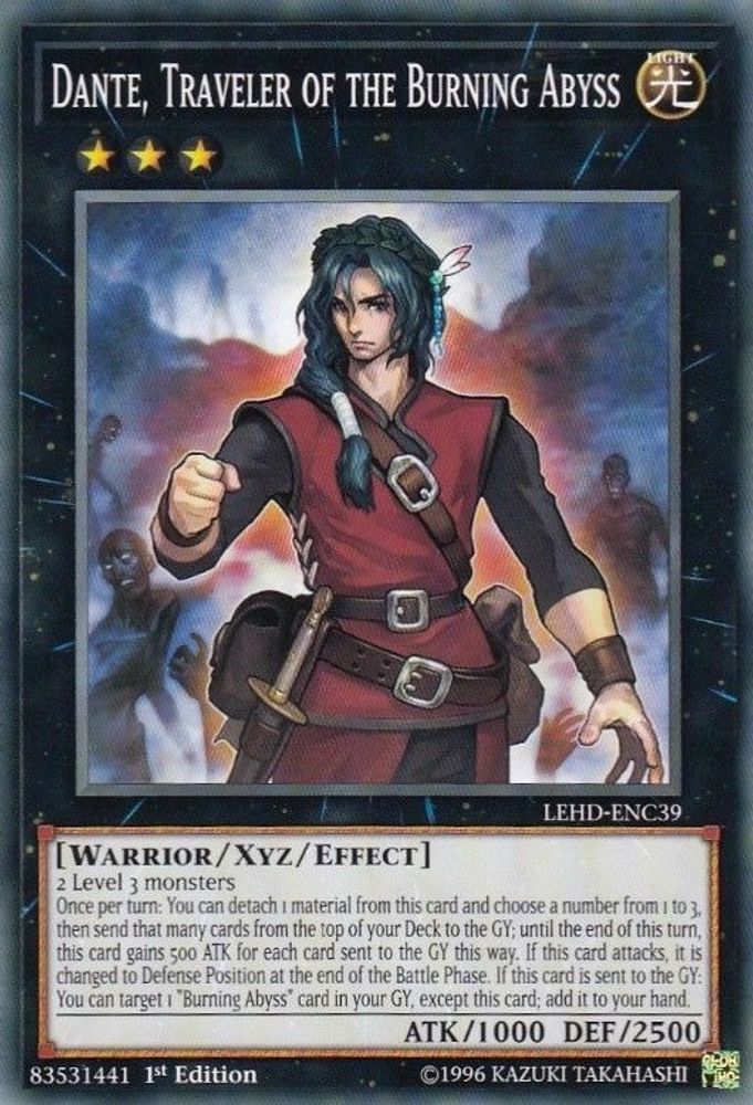 Dante, Traveler of the Burning Abyss (LEHD-ENC39) - Common