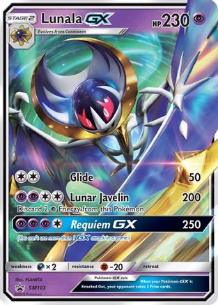 Lunala GX - SM103  - Holofoil - Promo