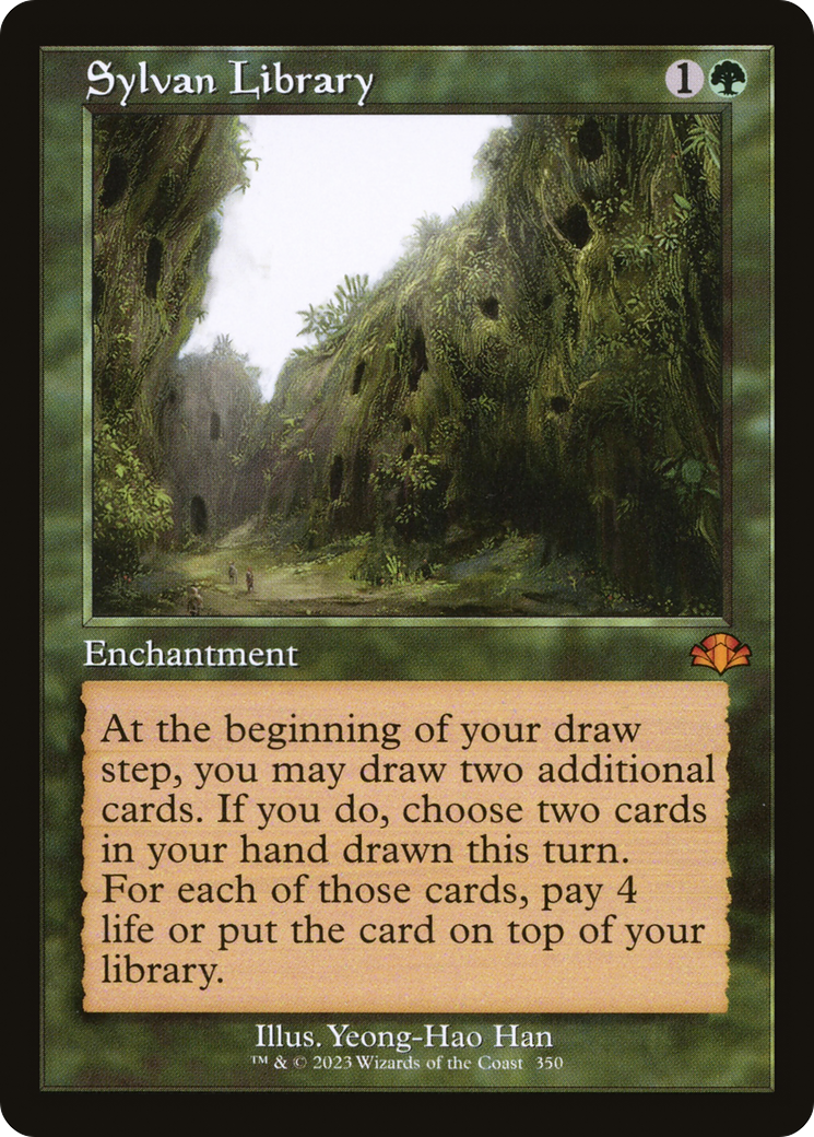 Bibliothèque Sylvan (Rétro) [Dominaria Remastered] 