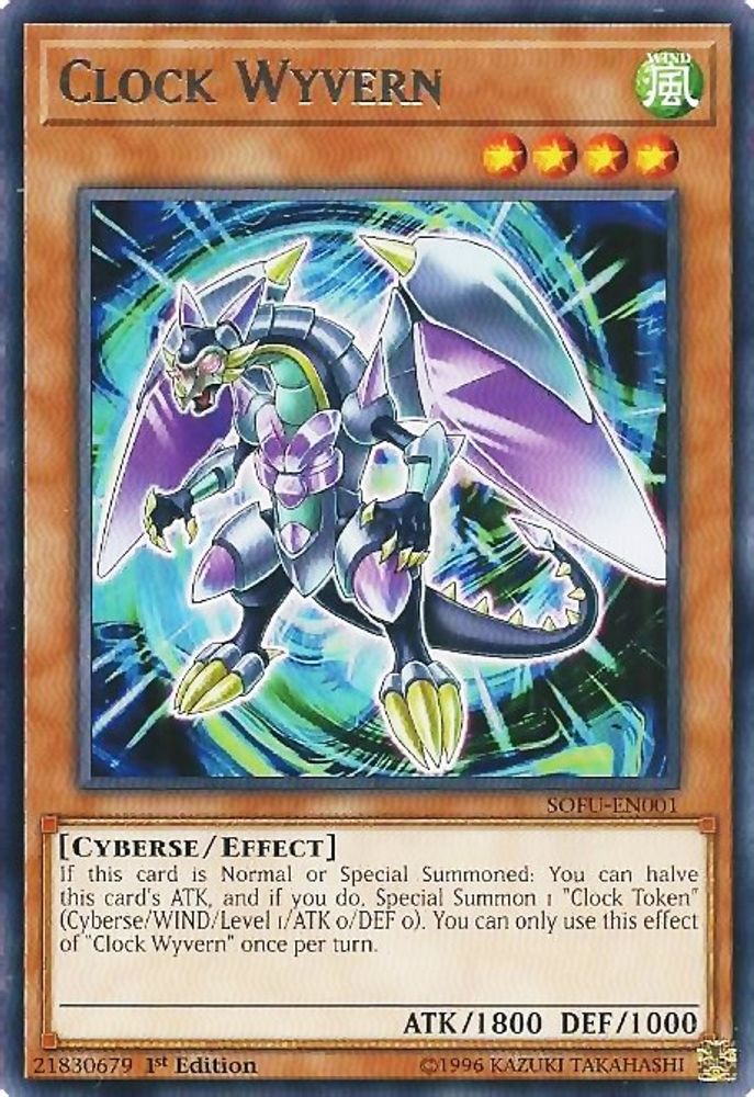 Clock Wyvern (SOFU-EN001) - Rare