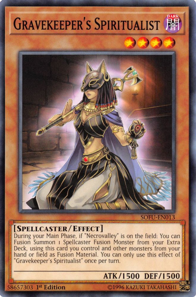 Gravekeeper's Spiritualist (SOFU-EN013) - Common