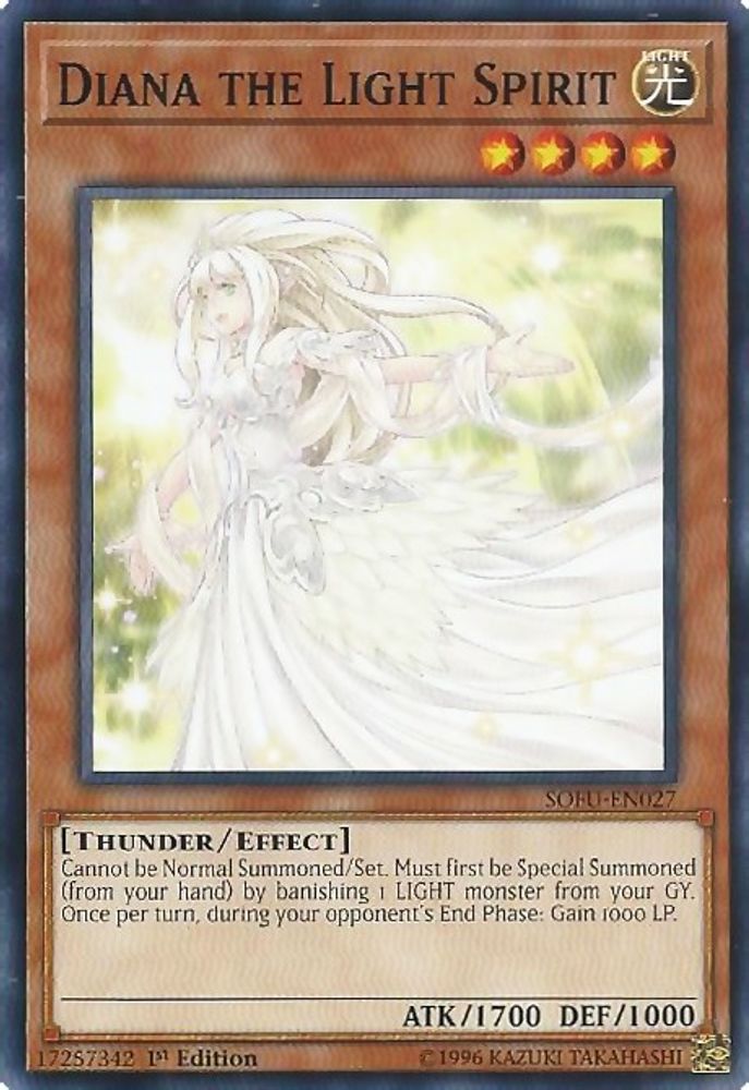 Diana the Light Spirit (SOFU-EN027) - Common
