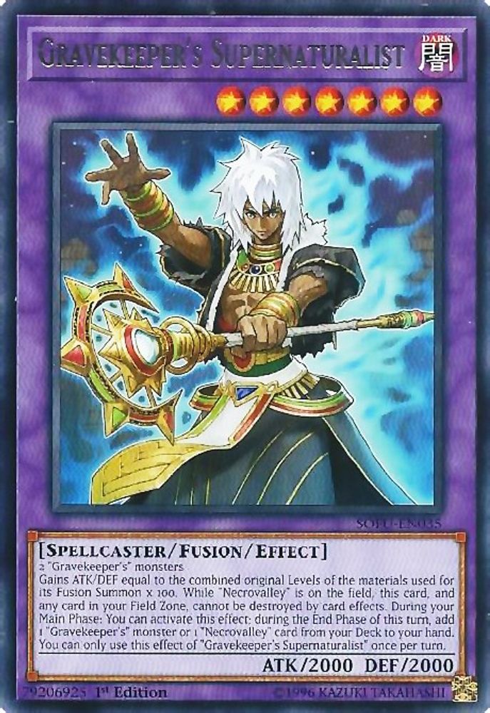 Gravekeeper's Supernaturalist (SOFU-EN035) - Rare