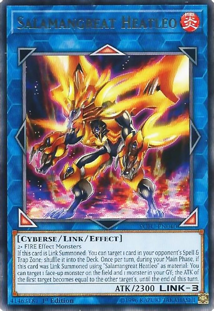 Salamangreat Heatleo (SOFU-EN040) - Rare