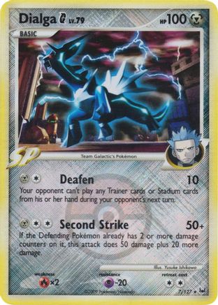 Dialga G (7/127) (Promo de la Ligue) [Platine : Ensemble de base] 