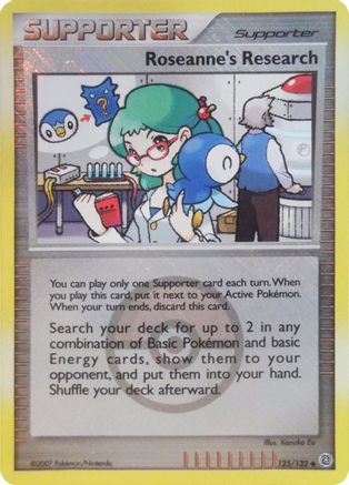 Roseanne's Research (League Promo) 125/132  - Reverse Holofoil - Promo