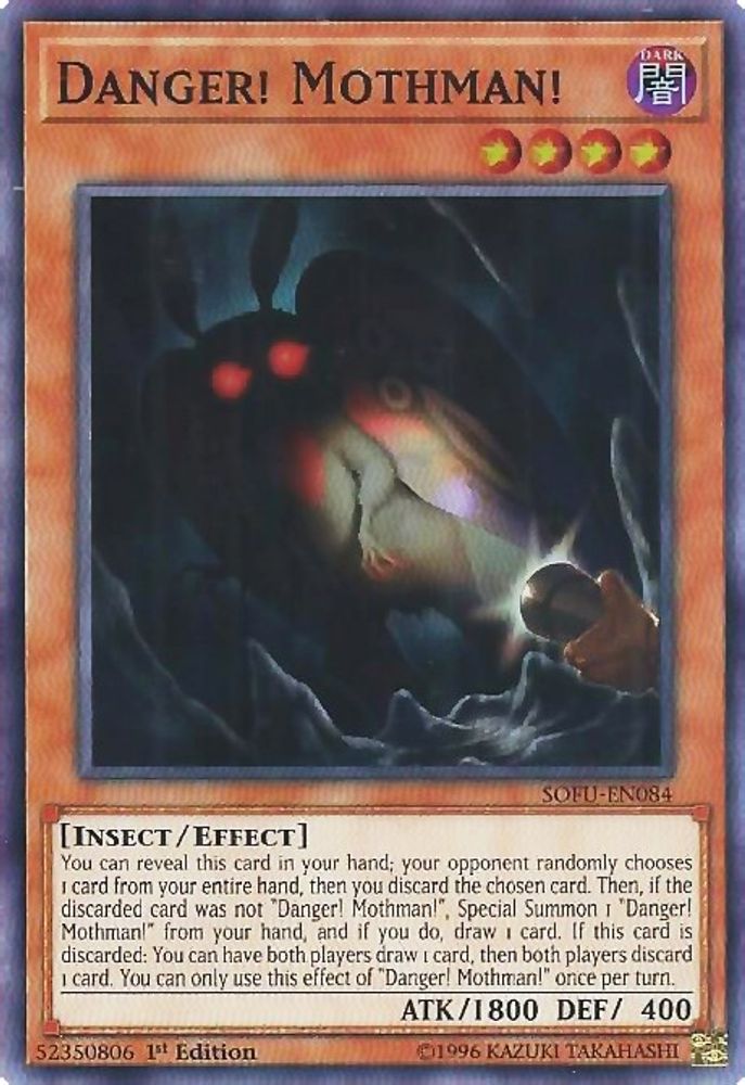 Danger! Mothman! (SOFU-EN084) - Super Rare