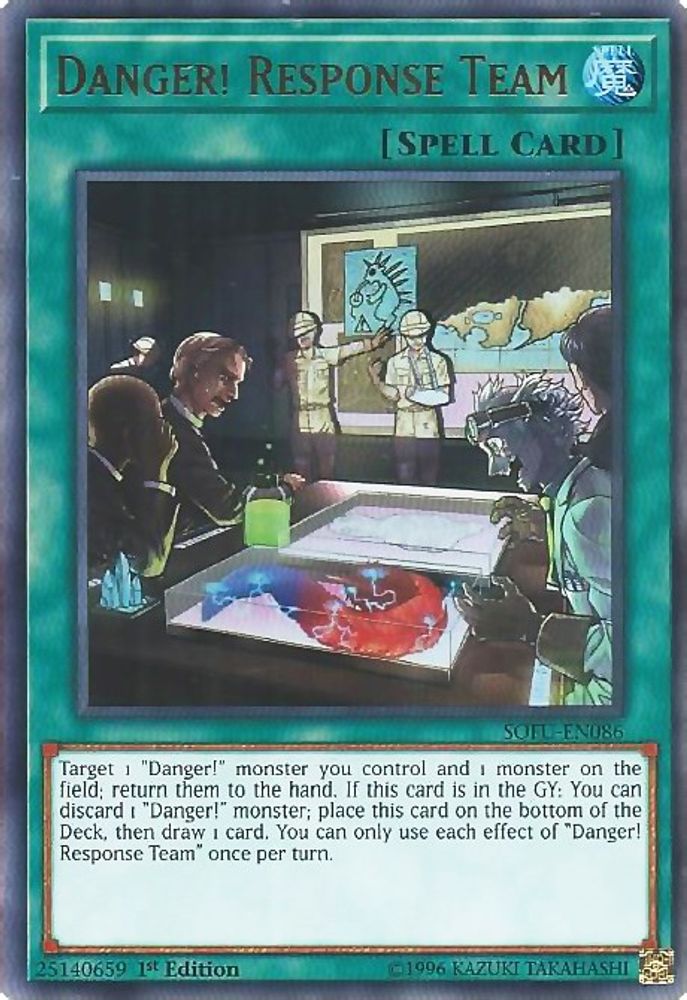 Danger! Response Team (SOFU-EN086) - Ultra Rare