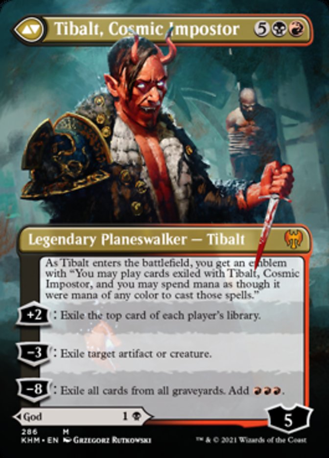 Valki, God of Lies (Borderless) (KHM-286) - Kaldheim (Borderless)