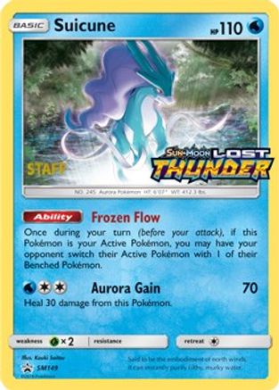 Suicune - SM149 (Prerelease) [Staff]  - Holofoil - Promo
