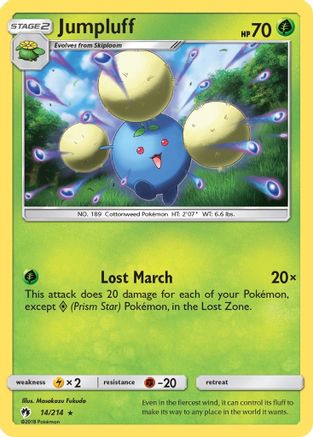 Jumpluff/214  - Holofoil - Holo Rare