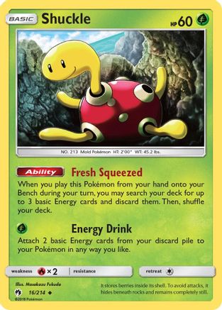 Shuckle 016  - Uncommon