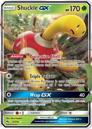 Shuckle GX 017/214  - Holofoil - Ultra Rare