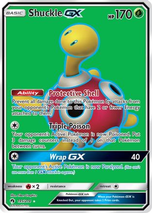 Shuckle GX (Full Art)  - Holofoil - Ultra Rare