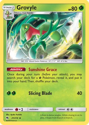 Grovyle 021  - Uncommon