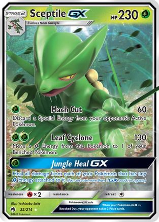 Sceptile GX 022  - Holofoil - Ultra Rare