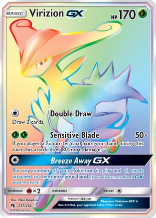 Virizion GX (Secret)  - Holofoil - Secret Rare
