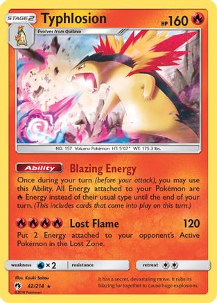 Typhlosion 042  - Holofoil - Holo Rare