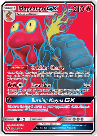 Magcargo GX (Full Art)  - Holofoil - Ultra Rare