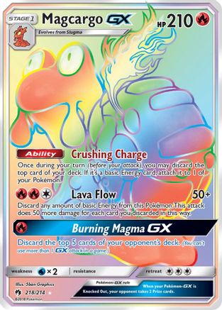 Magcargo GX (Secret)  - Holofoil - Secret Rare