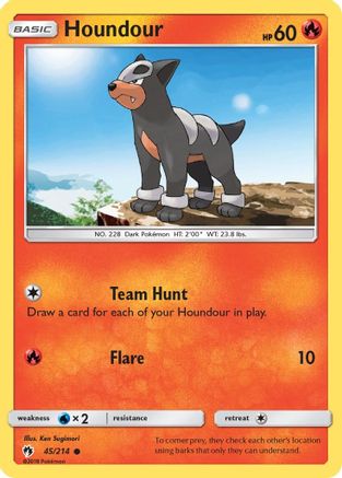 Houndour 045  - Common