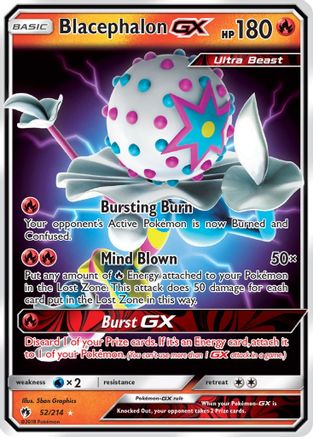 Blacephalon GX 052  - Holofoil - Ultra Rare