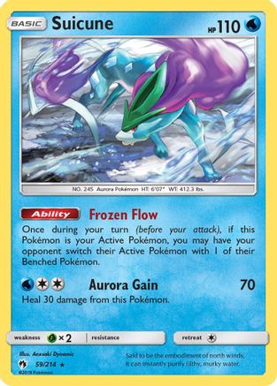 Suicune/214  - Holofoil - Holo Rare