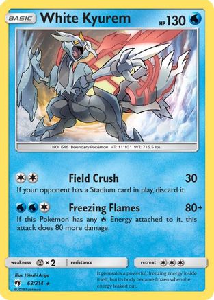 White Kyurem/214  - Holofoil - Holo Rare
