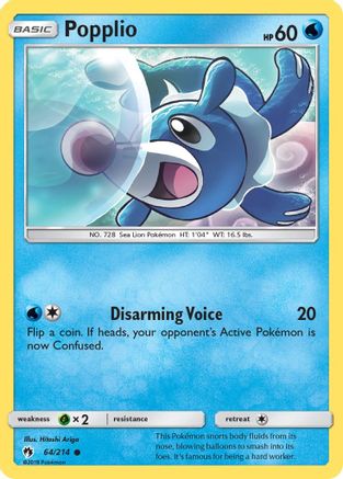 Popplio (64) (64) 064  - Common