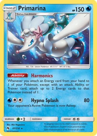 Primarina 067  - Rare