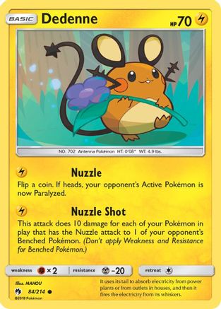 Dedenne (84) (84) 084  - Common