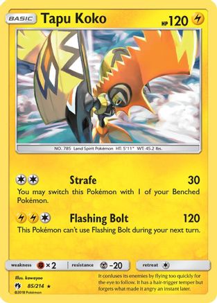 Tapu Koko  - Holofoil - Holo Rare